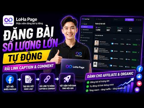 Cách setup đăng bài, comment rải link tự động hàng loạt